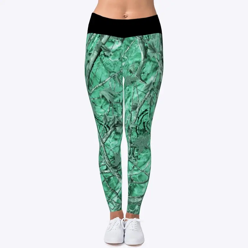 Mint Camo Leggings