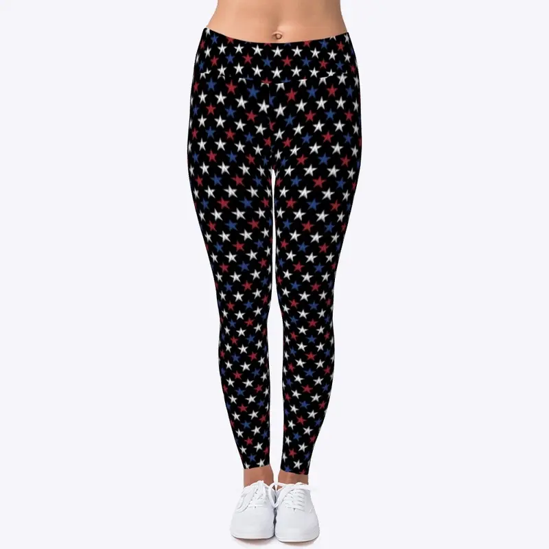 Patriotic Stars Leggings