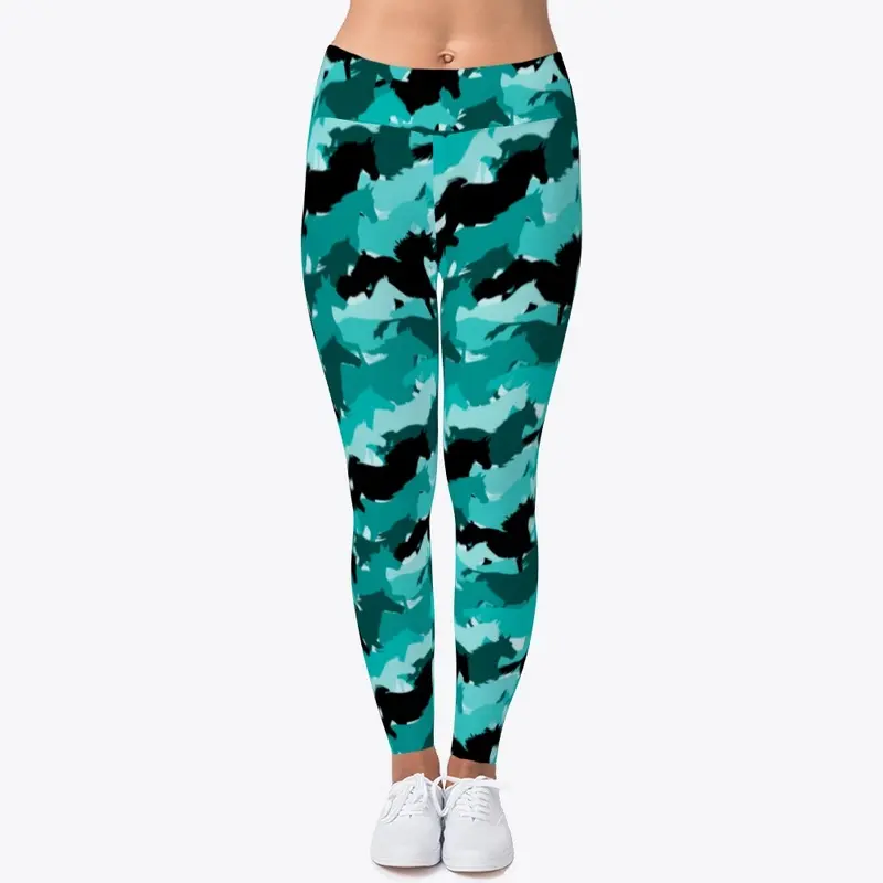 Turquoise Horse Leggings